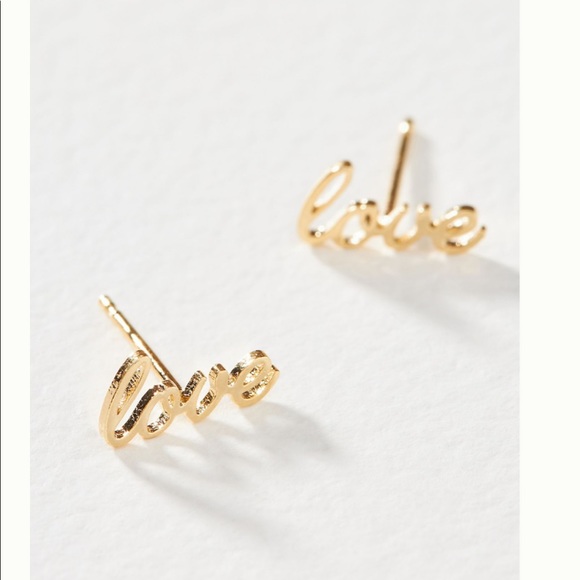 NWT Anthropologie Sweet Sentiments Post Earrings